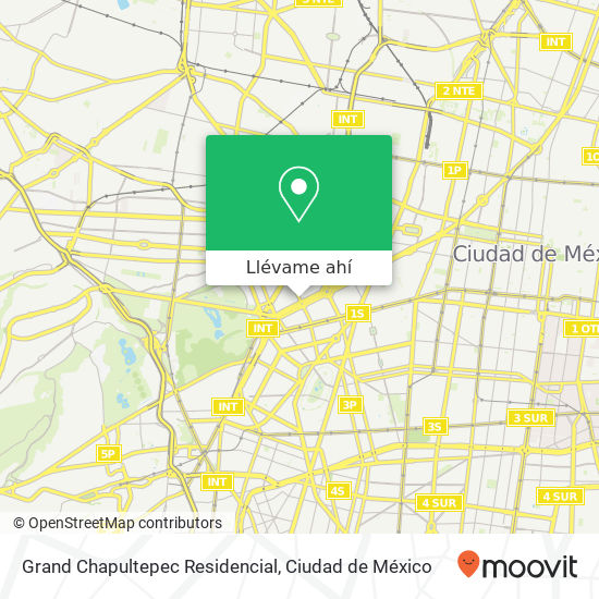 Mapa de Grand Chapultepec Residencial