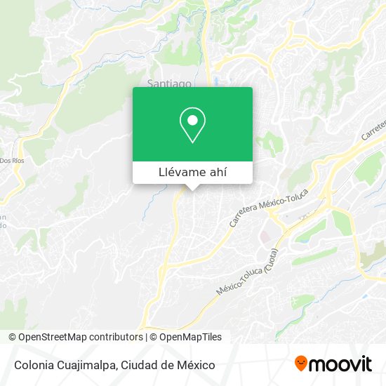 Mapa de Colonia Cuajimalpa