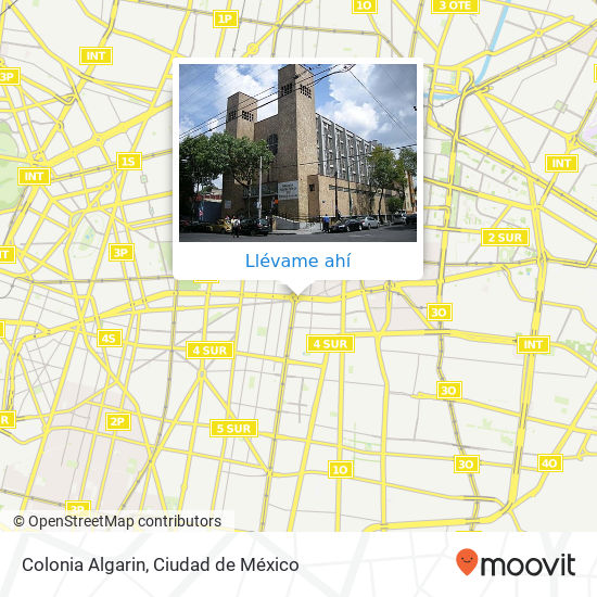 Mapa de Colonia Algarin