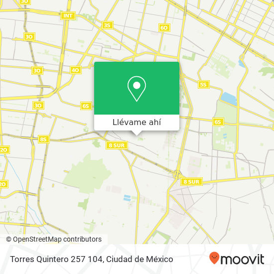 Mapa de Torres Quintero 257 104