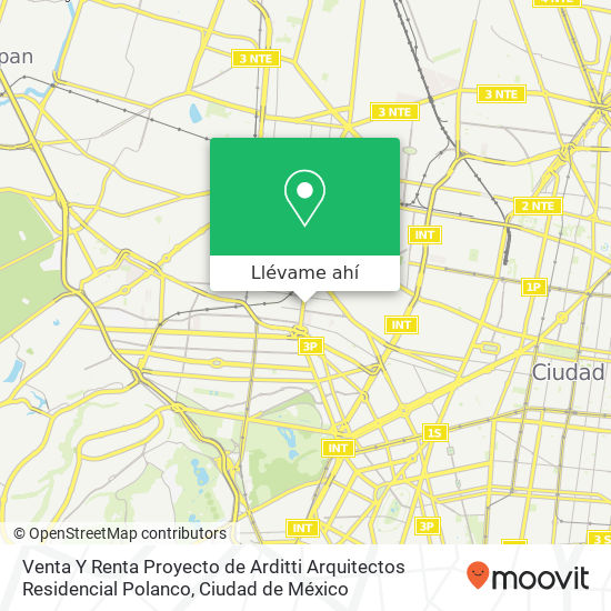 Mapa de Venta Y Renta Proyecto de Arditti Arquitectos   Residencial Polanco