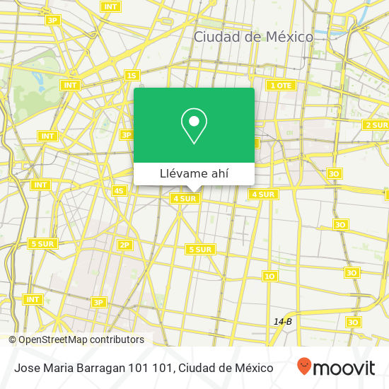 Mapa de Jose Maria Barragan  101   101