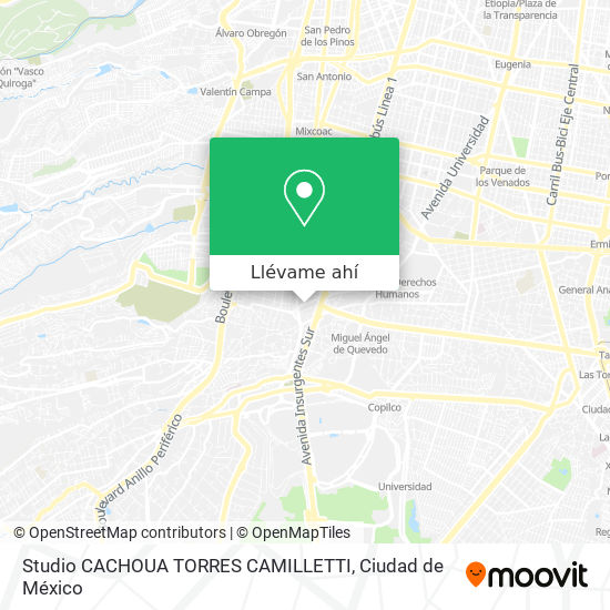 Mapa de Studio CACHOUA TORRES CAMILLETTI