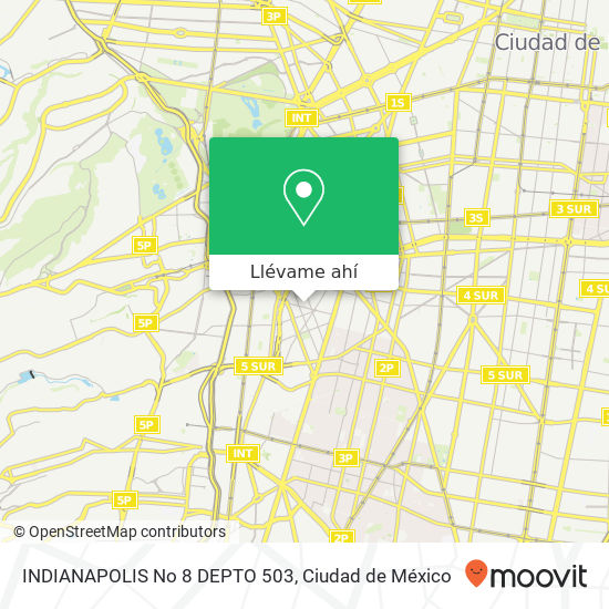 Mapa de INDIANAPOLIS No  8  DEPTO  503