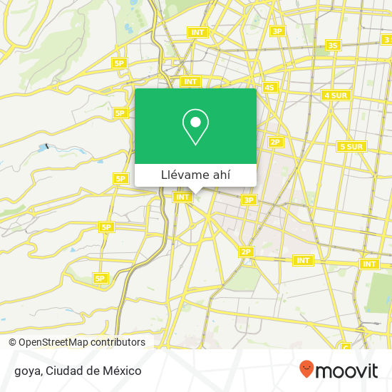 Mapa de goya