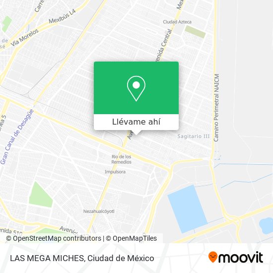 Cómo llegar a LAS MEGA MICHES en Tlalnepantla en Autobús o Metro?