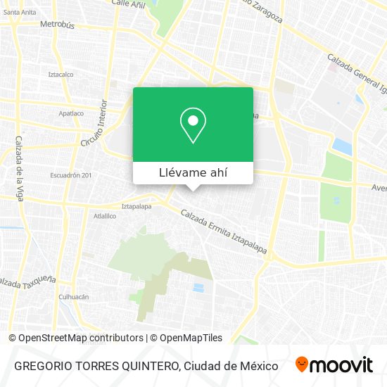Mapa de GREGORIO TORRES QUINTERO
