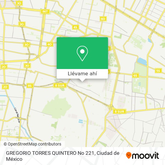 Mapa de GREGORIO TORRES QUINTERO No  221