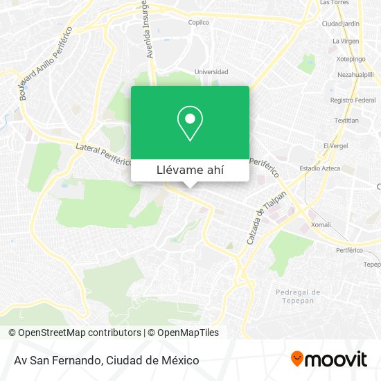 Mapa de Av  San Fernando