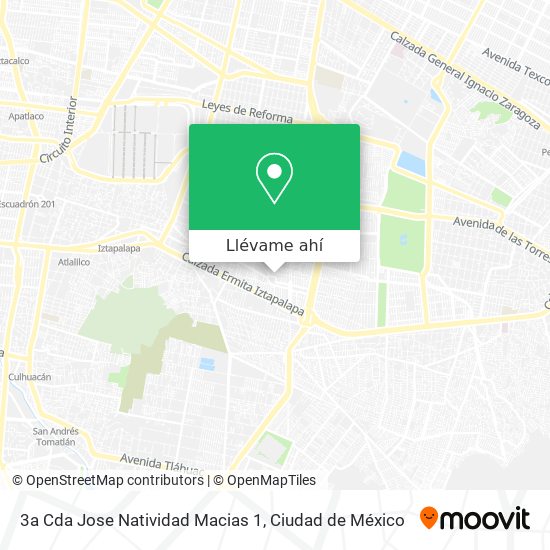 Mapa de 3a  Cda  Jose Natividad Macias   1