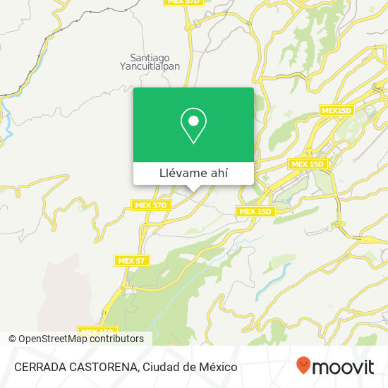 Mapa de CERRADA CASTORENA