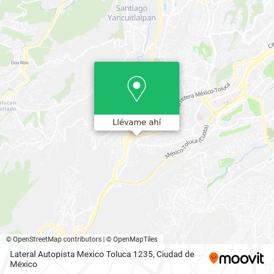 Mapa de Lateral Autopista Mexico Toluca 1235