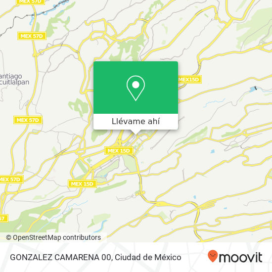 Mapa de GONZALEZ CAMARENA  00