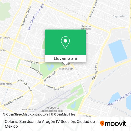 Cómo llegar a Colonia San Juan de Aragón IV Sección en Gustavo A. Madero en  Metro o Autobús?