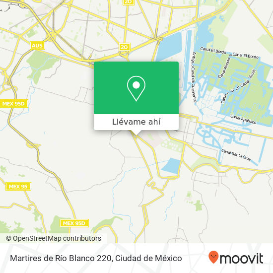 Mapa de Martires de Río Blanco 220
