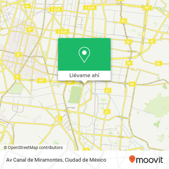Mapa de Av  Canal de Miramontes