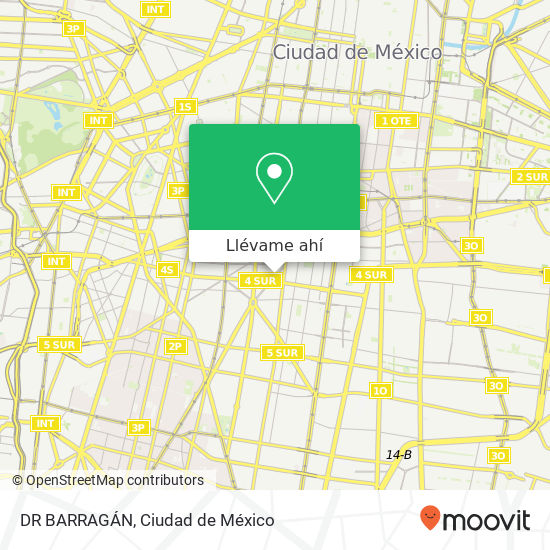 Mapa de DR  BARRAGÁN