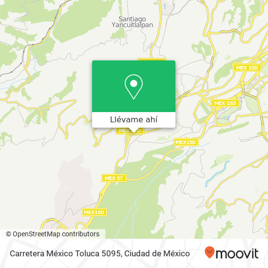 Mapa de Carretera México Toluca 5095