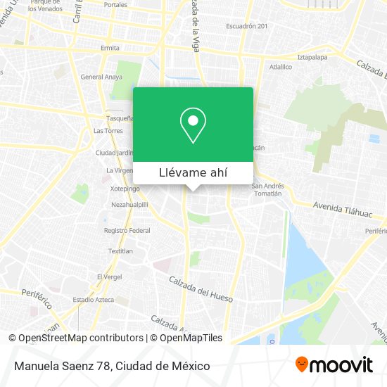 Mapa de Manuela Saenz  78
