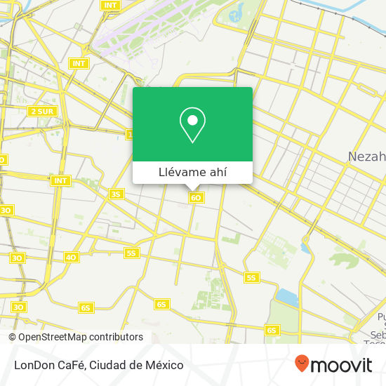 Mapa de LonDon CaFé
