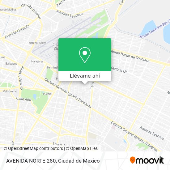 Mapa de AVENIDA NORTE  280