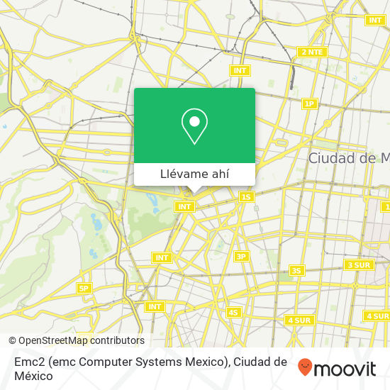 Mapa de Emc2 (emc Computer Systems Mexico)