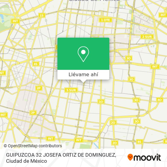 Mapa de GUIPUZCOA 32 JOSEFA ORTIZ DE DOMINGUEZ