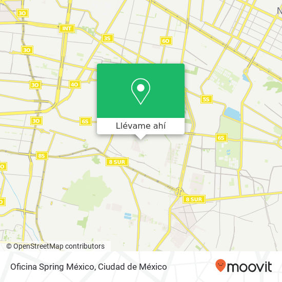 Mapa de Oficina Spring México