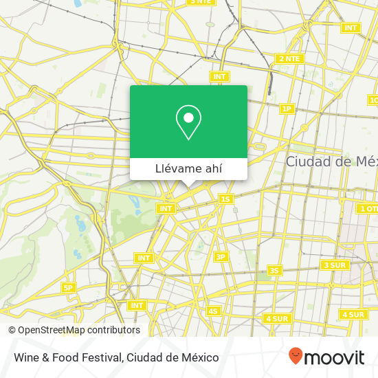 Mapa de Wine & Food Festival