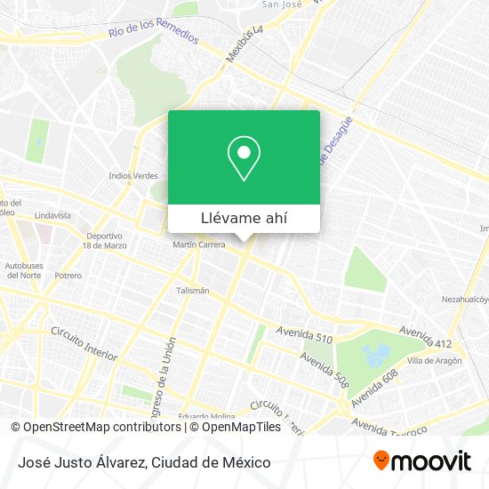 Mapa de José Justo Álvarez