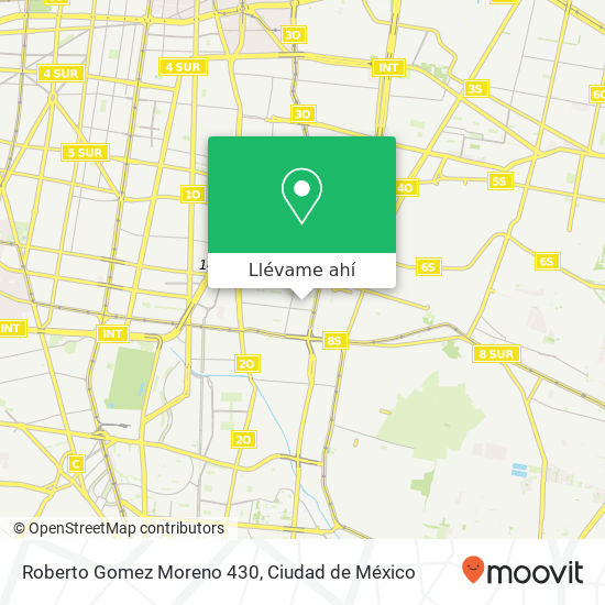 Mapa de Roberto Gomez Moreno 430