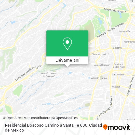 Mapa de Residencial Boscoso  Camino a Santa Fe 606