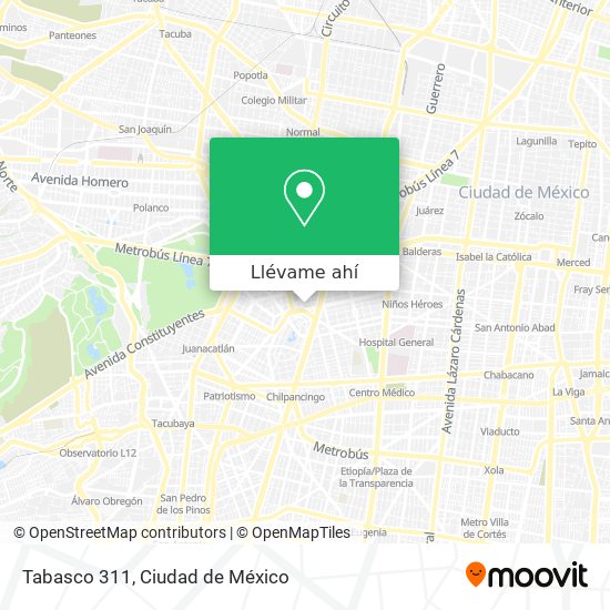 Mapa de Tabasco 311