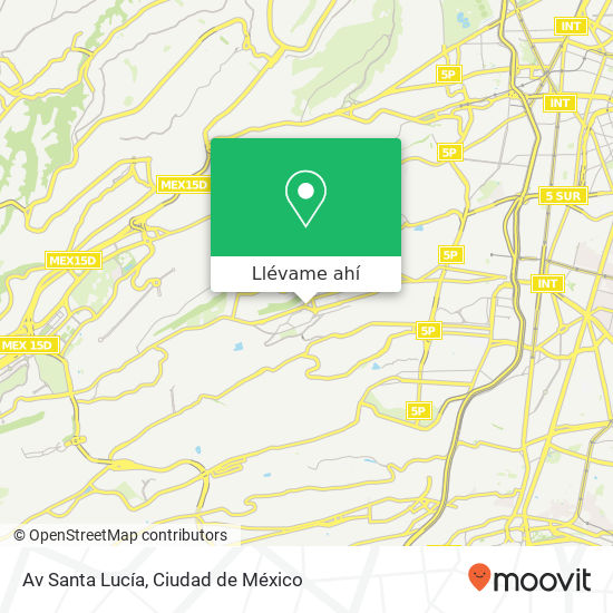 Mapa de Av  Santa Lucía