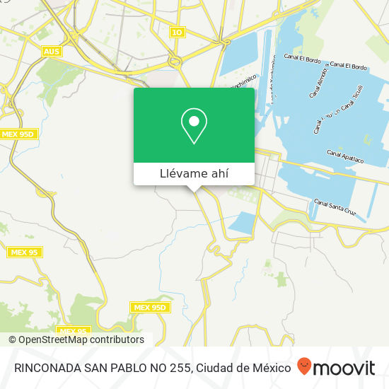 Mapa de RINCONADA SAN PABLO NO  255
