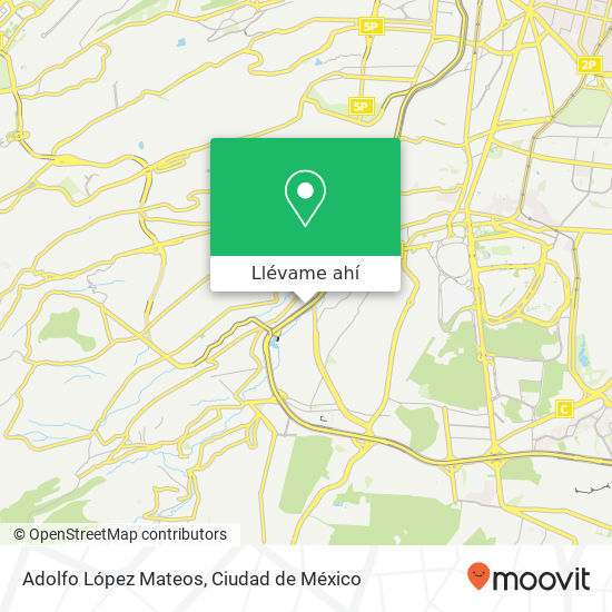 Mapa de Adolfo López Mateos