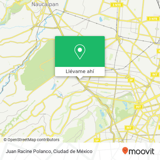 Mapa de Juan Racine Polanco