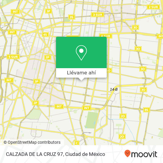 Mapa de CALZADA DE LA CRUZ 97