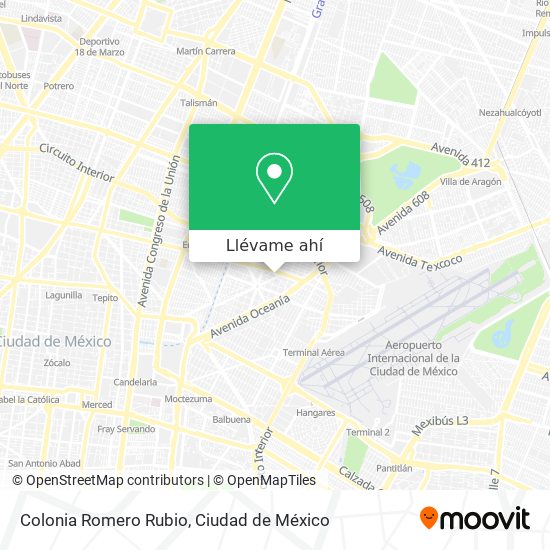 Mapa de Colonia Romero Rubio