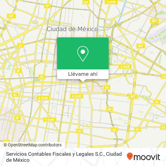 Mapa de Servicios Contables Fiscales y Legales S.C.