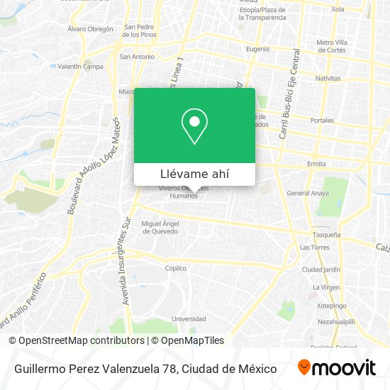 Mapa de Guillermo Perez Valenzuela  78