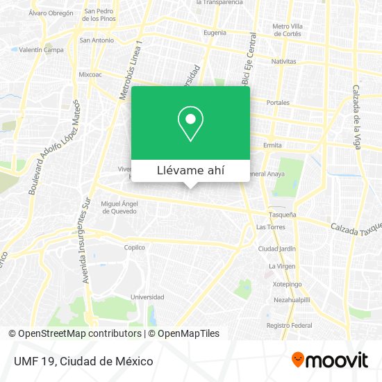 Mapa de UMF 19