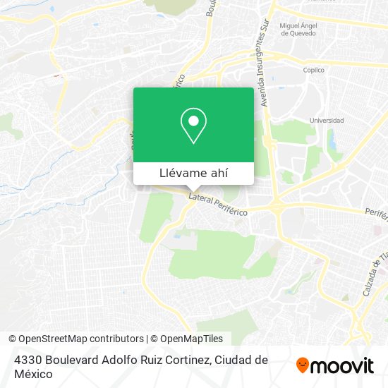 Mapa de 4330 Boulevard Adolfo Ruiz Cortinez