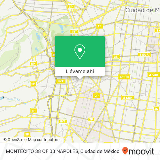 Mapa de MONTECITO 38 OF 00 NAPOLES