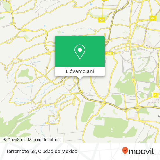 Mapa de Terremoto 58