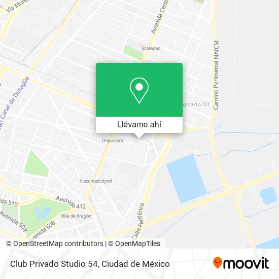 Mapa de Club Privado Studio 54