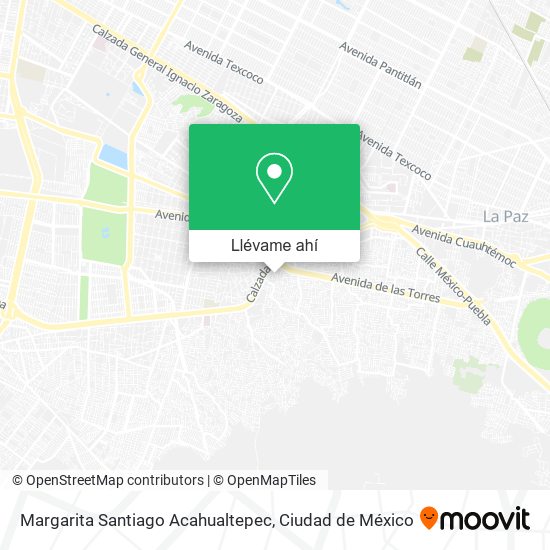 Mapa de Margarita  Santiago Acahualtepec