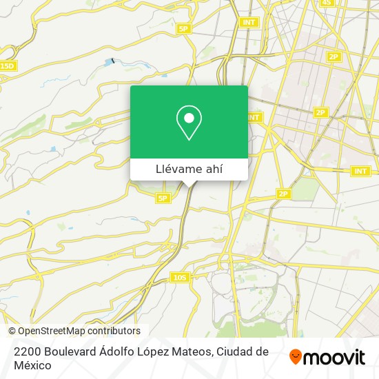 Mapa de 2200 Boulevard Ádolfo López Mateos