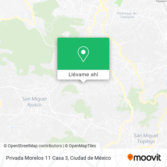 Mapa de Privada Morelos 11 Casa 3