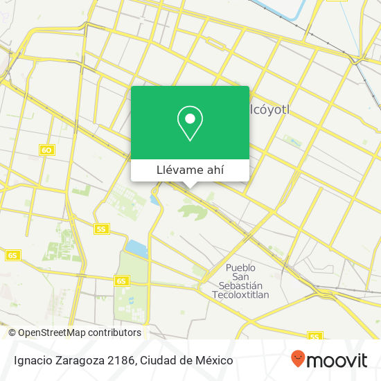 Mapa de Ignacio Zaragoza 2186